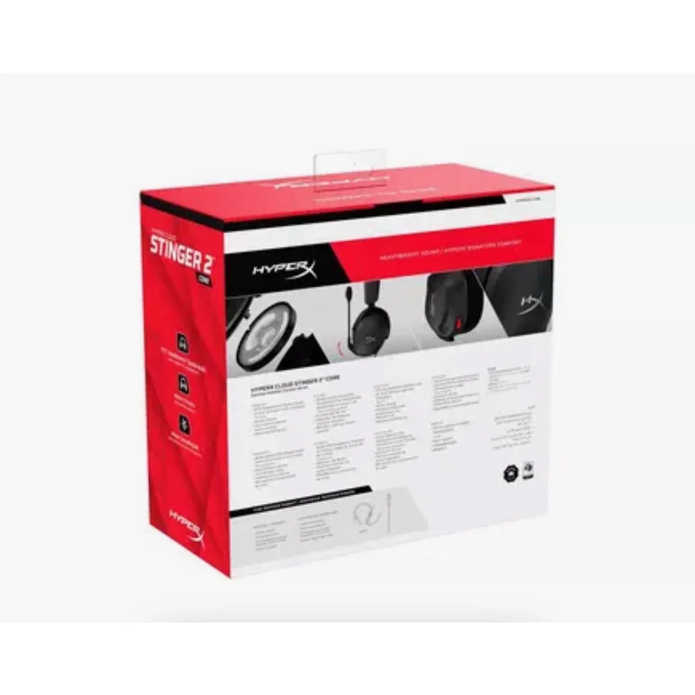 HyperX Cloud Stinger 2 Core Wired- Gaming Headset For PC•Noise Cancelling•Black